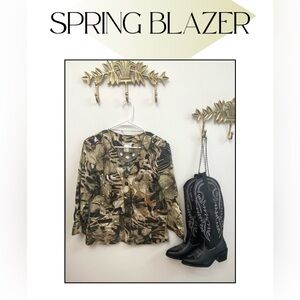 Spanner boutique style cardigan blazer m pit 19.5” l 23”